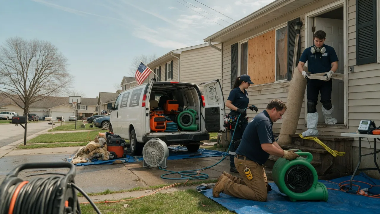 Water Damage Restoration in Williamsfield, IL near me
